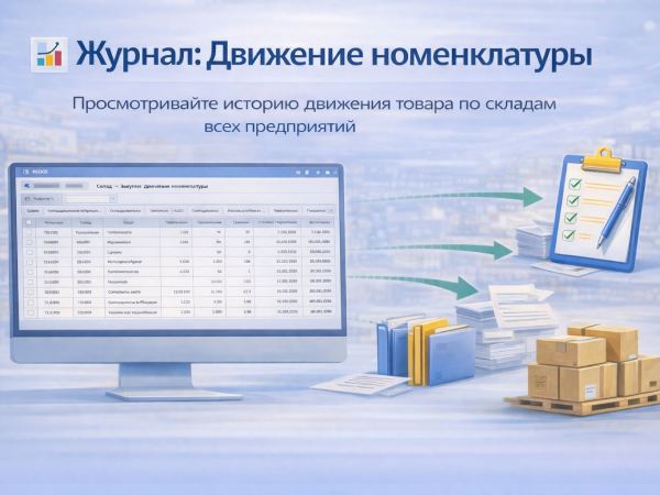 Журнал: Движение номенклатуры